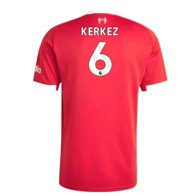 2025-2026 Liverpool Home Shirt (Kerkez 6)-SoccerKits Hub | Buy Soccer Jerseys Online